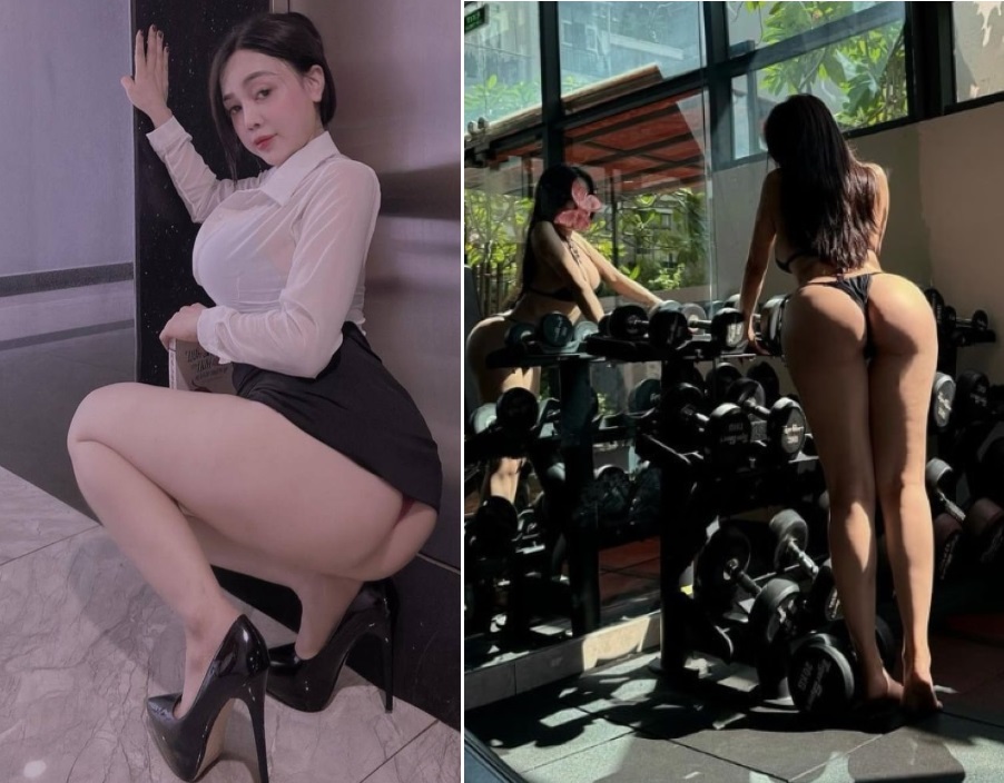 Phim sex VLXX - Gymer mông to bị cu dài địt mạnh rung lắc doggy cực phê